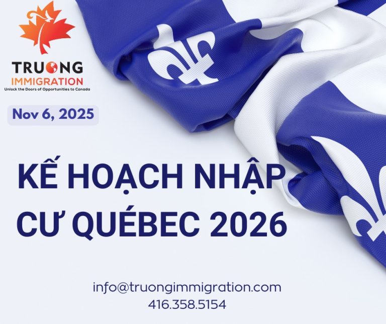 Kế Hoạch Nhập cư Quebec & Canada 2026–2028: Cập nhật quan trọng